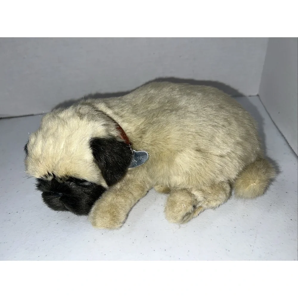 Perfect Petzzz Pug Dog Puppy Soft Breathing Life-like Animal Furry Pet Works!